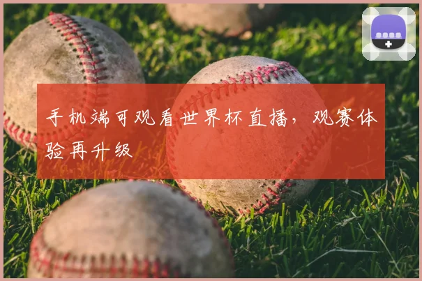 手机端可观看世界杯直播，观赛体验再升级