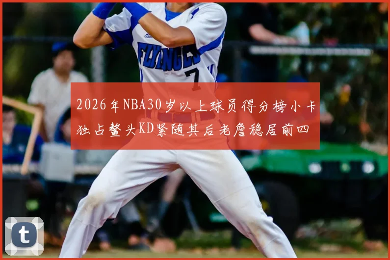 2026年NBA30岁以上球员得分榜小卡独占鳌头KD紧随其后老詹稳居前四